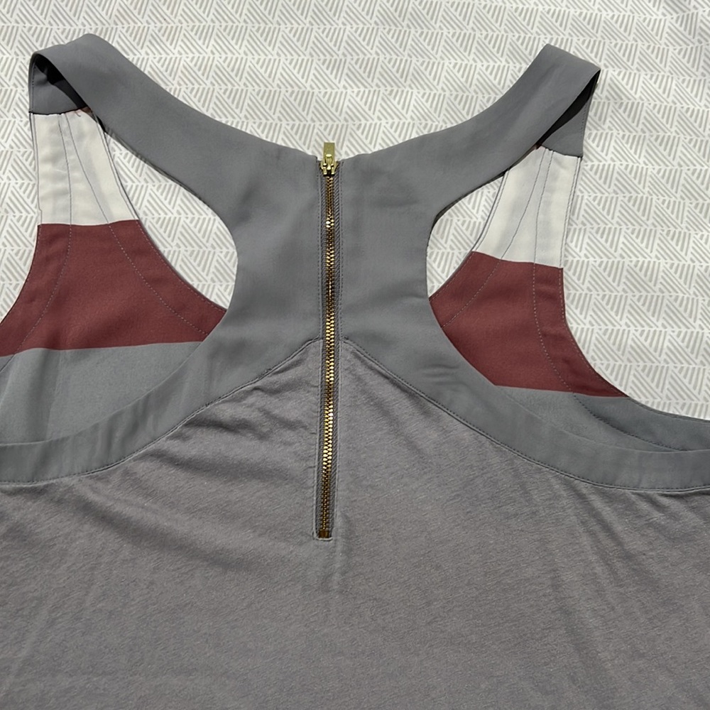DONATED Express Multicolored Striped Racerback - Picture 6 of 10
